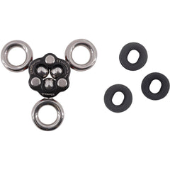 CAMP Gyro safety rigging system swivel detail highlights smooth three-point rotation.