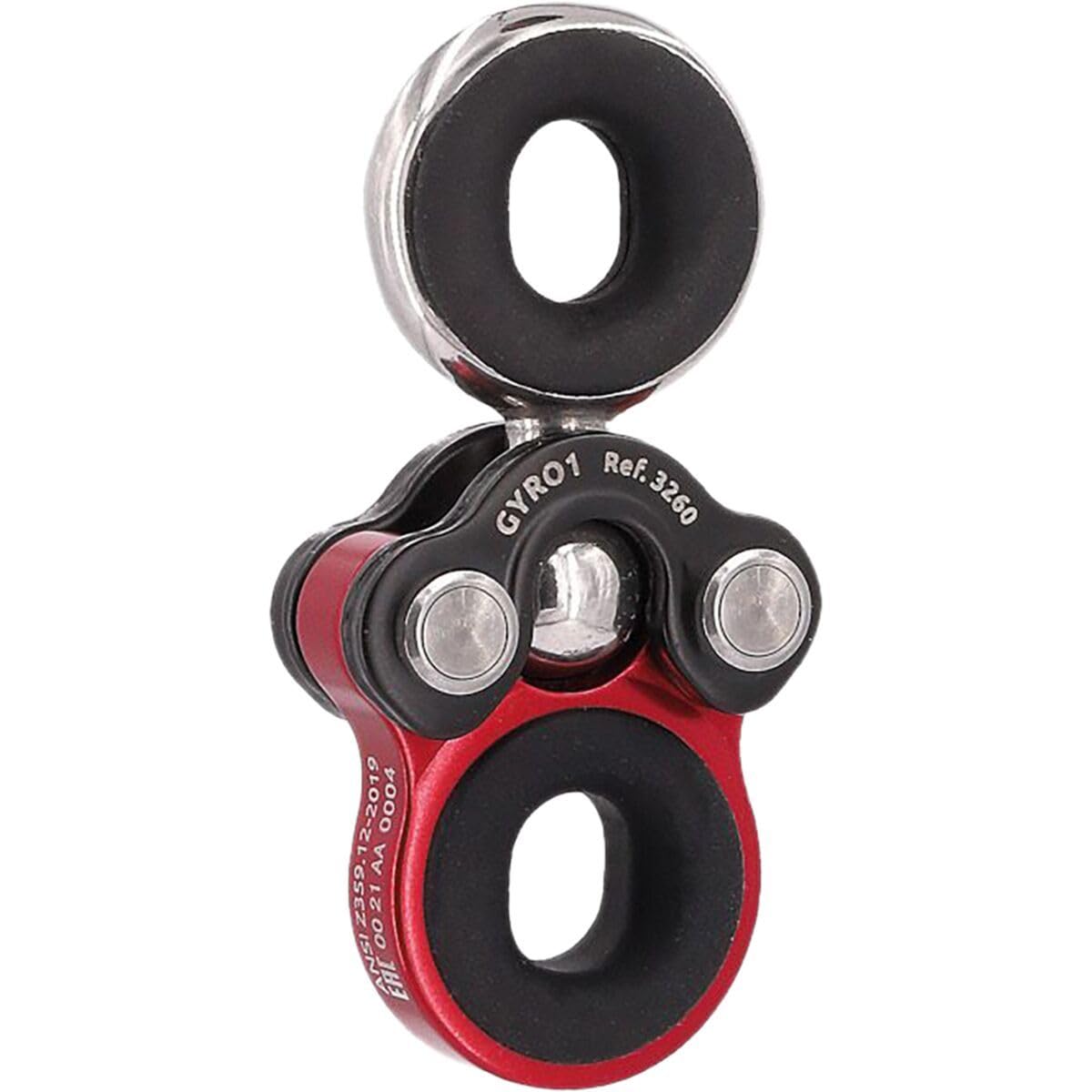 C.A.M.P Gyro1 ball connection enables smooth rotation for flexible rigging applications.