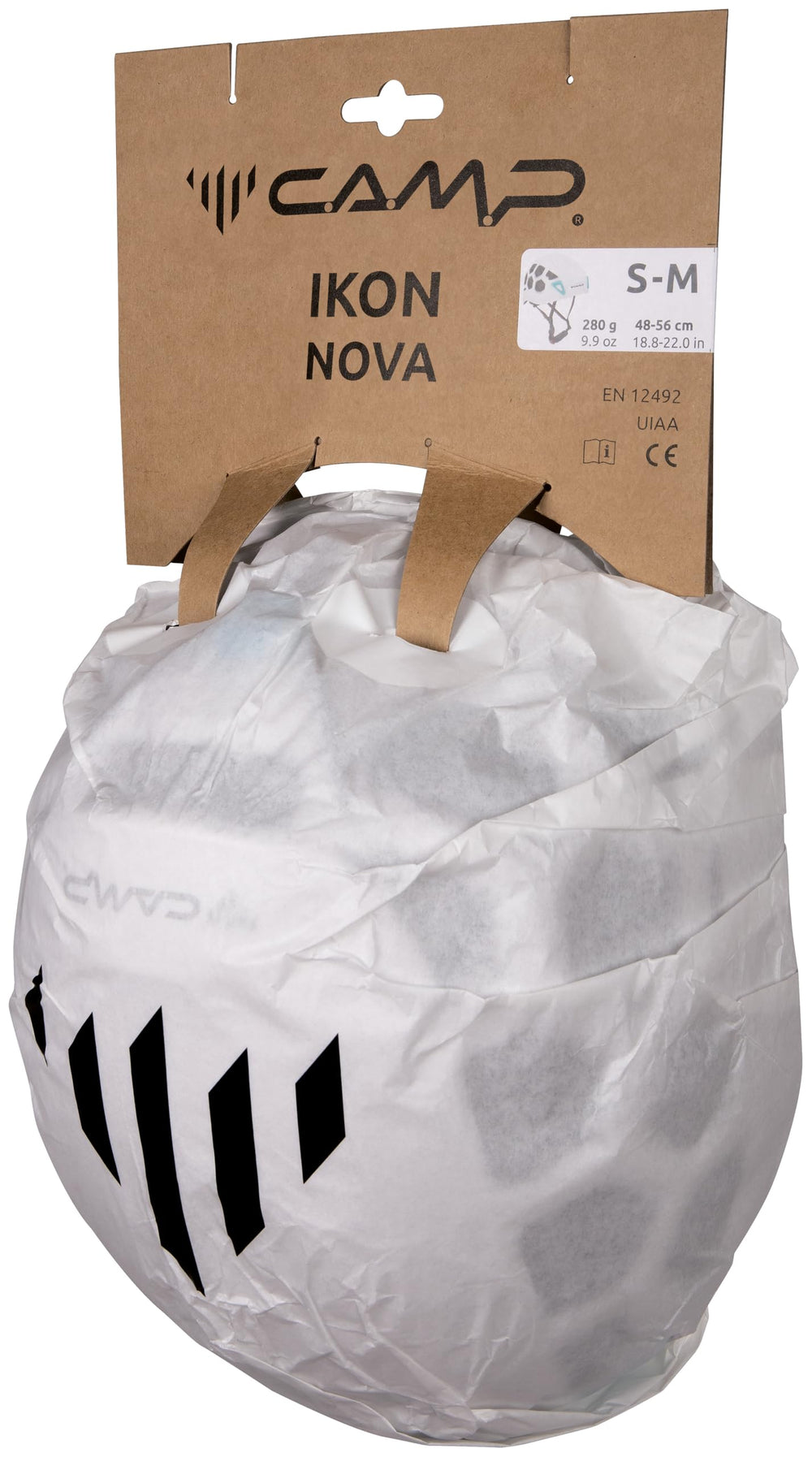 CAMP Ikon Nova White Small top view displays compact silhouette.