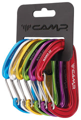 CAMP Nano 22 carabiner with deeper basket and easy gate for fast clipping.