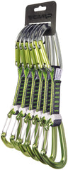 CAMP Orbit Express KS set of six 12 cm slings with Orbit carabiners for sport and trad climbing.