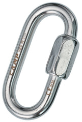 CAMP Oval Quick Link 10mm stainless steel for secure anchor setup.
