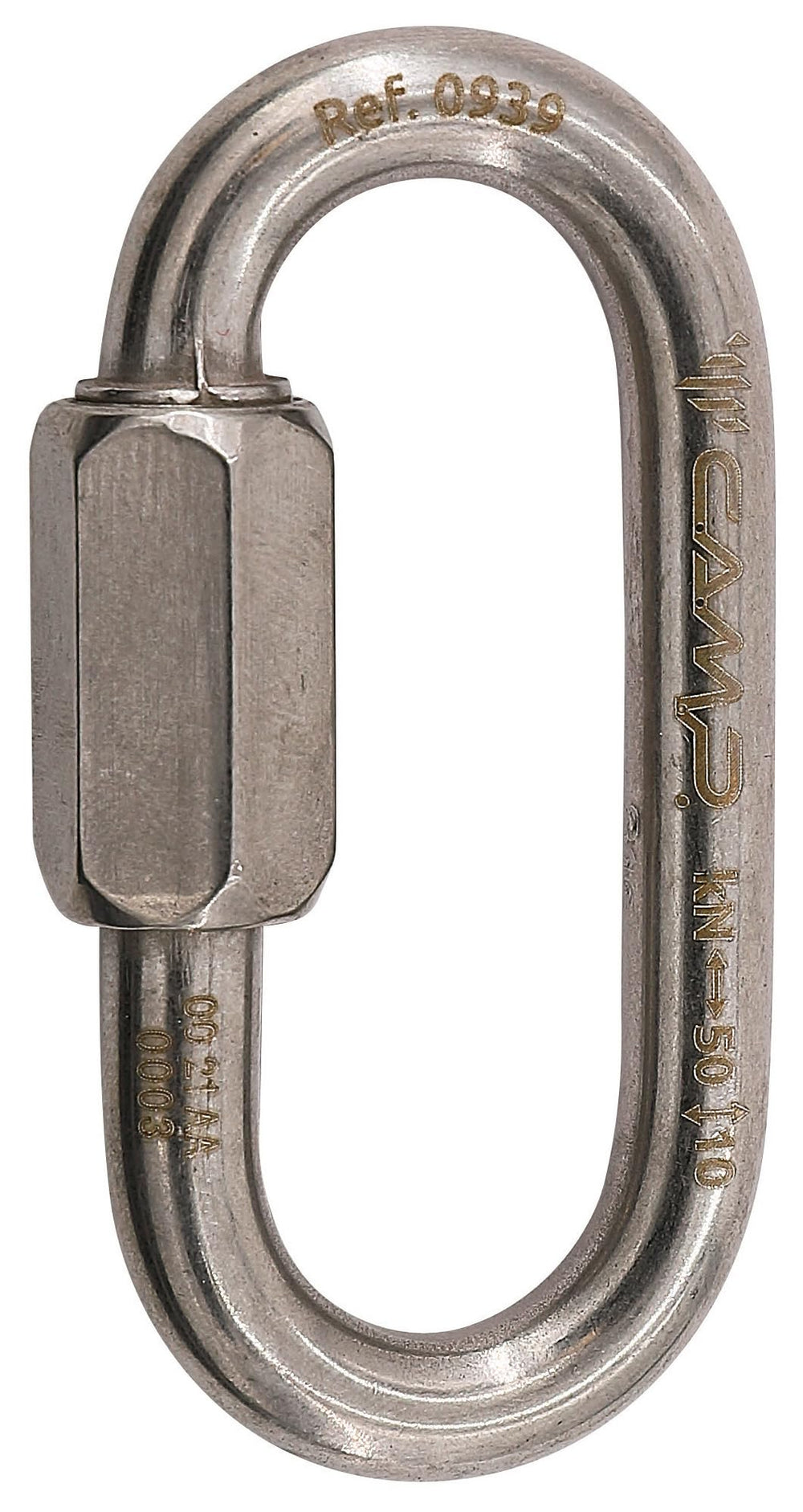 Camp Oval Quick Link stainless 8mm for rugged anchors and quick setup.