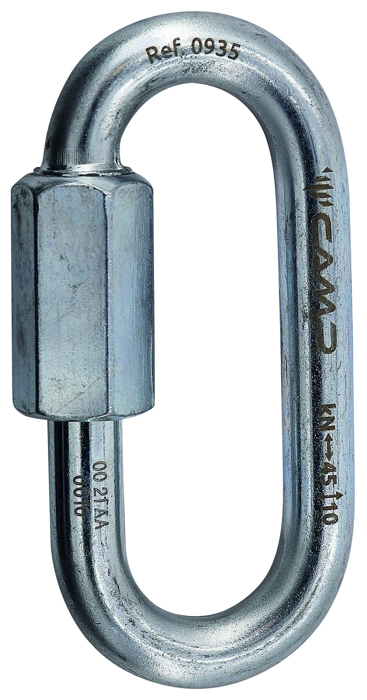 CAMP Oval Quick Link zinc 10mm for secure, rust-resistant anchors.