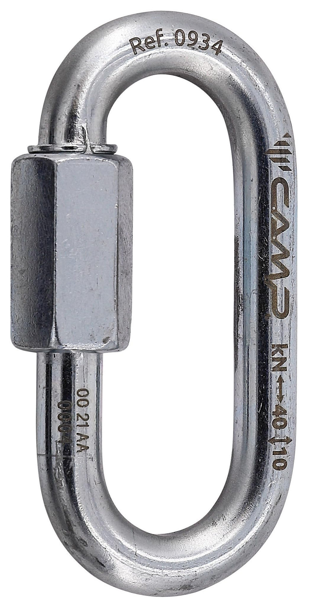 CAMP Oval Quick Link 8mm in zinc finish for reliable industrial connections and rust resistance.