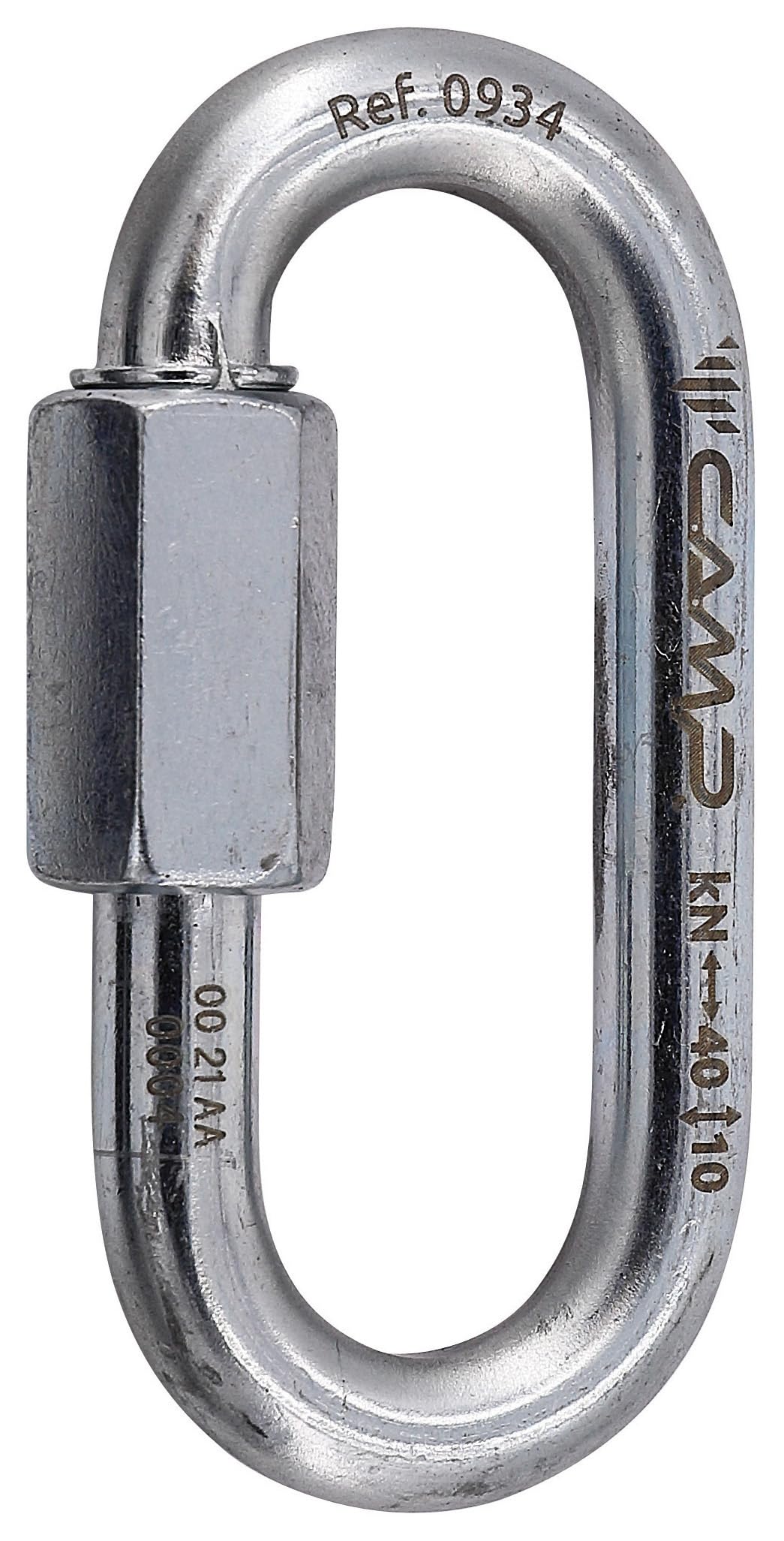 CAMP Oval Quick Link 8mm in zinc finish for reliable industrial connections and rust resistance.