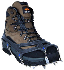 CAMP Snowline Chainsen Ultra XX-Large crampon frame close-up for aggressive grip and durability.