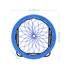 CAMP SOLUTIONS bungee chair top view reveals compact footprint and bowl design