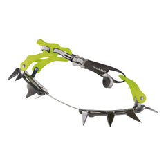 CAMP Stalker universal crampons side profile emphasizing 12 point grip for technical climbs