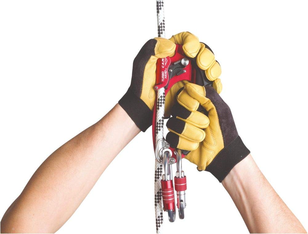 CAMP Turbohand Pro Ascender Left attachment points show organized rigging options