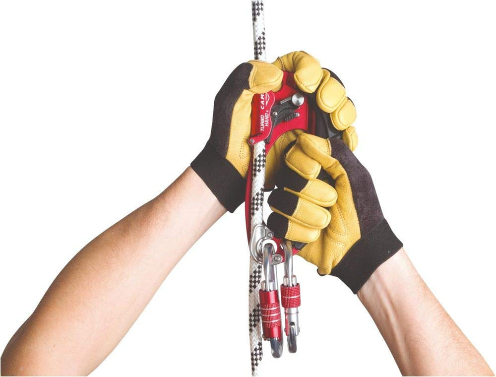 CAMP Turbohand Pro Ascender Left attachment points show organized rigging options
