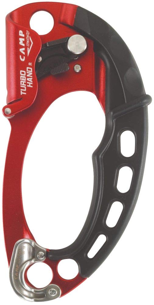 CAMP Turbohand Pro Ascender roller provides smooth ascent and less wear on the device