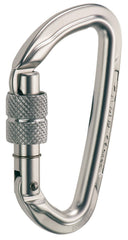 CAMP Orbit screwgate carabiner polished finish ideal for snag-free anchors and belays