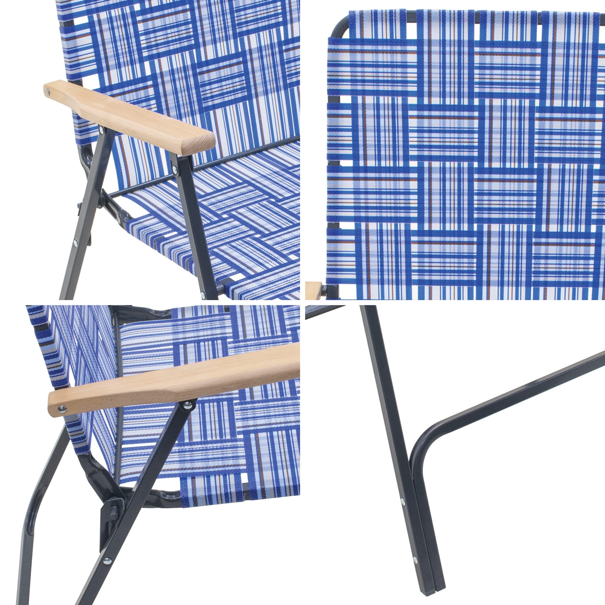 CAMPGO outdoor chairs beside water, ready for beach or pool use.