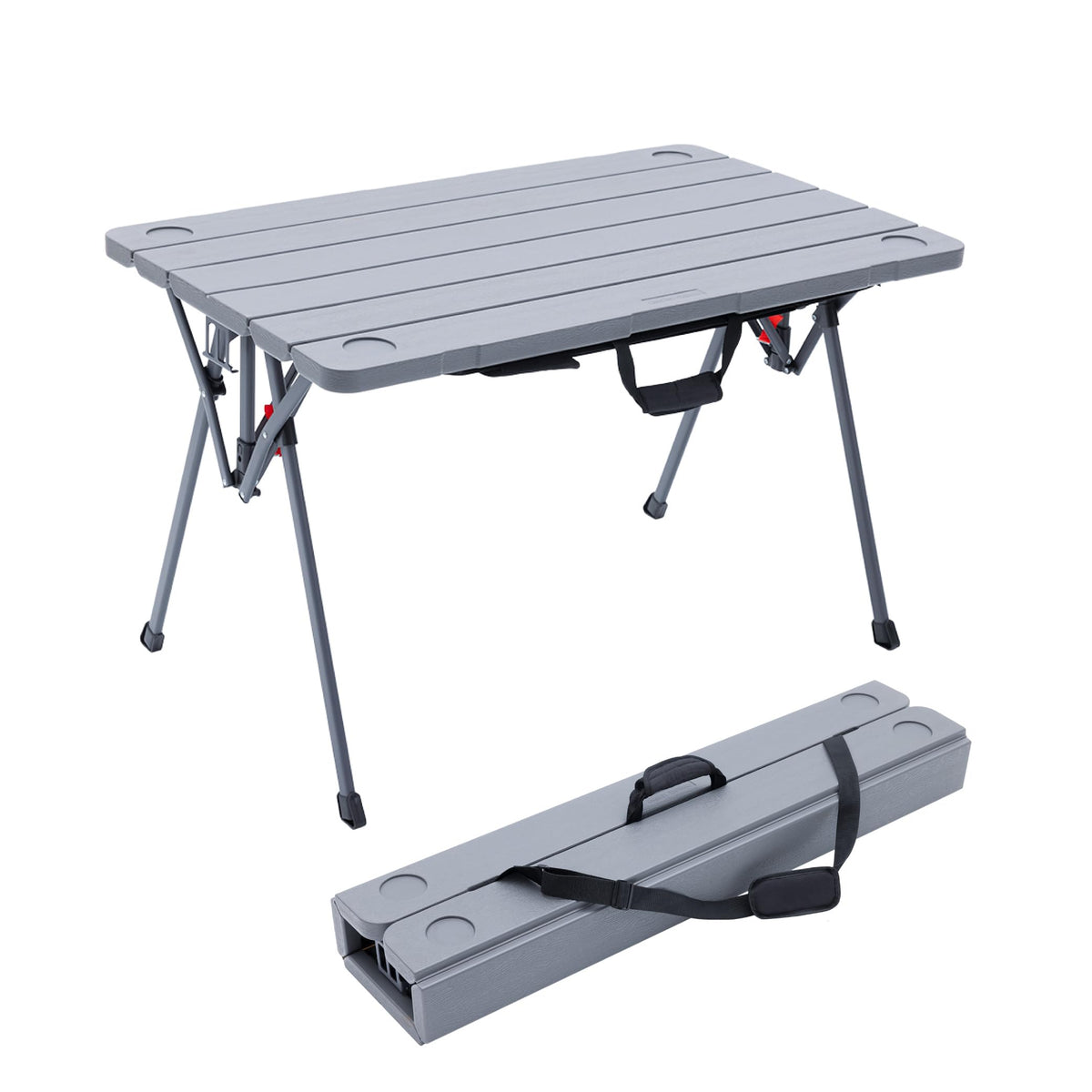 Camphor Designs Cococabana table rolled compact for travel convenience