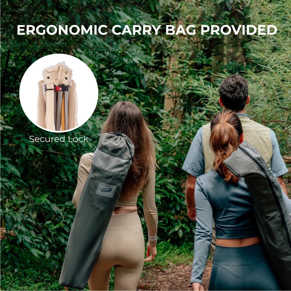 Camphor Designs padded back support for ergonomic comfort