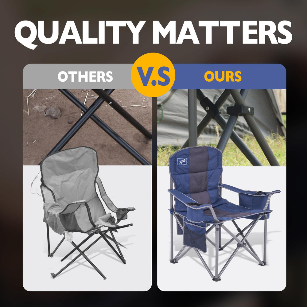 Camphor Designs carry bag simplifies transport and storage of the chair