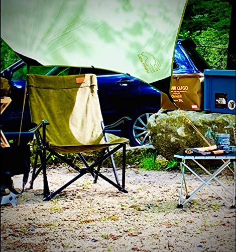 Camping Moon around-fire setup with chair suitable for social seating near flames.