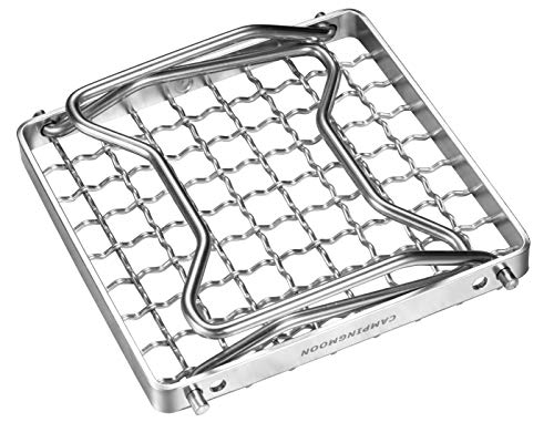 Camping Moon grill ready for beach and picnic use.