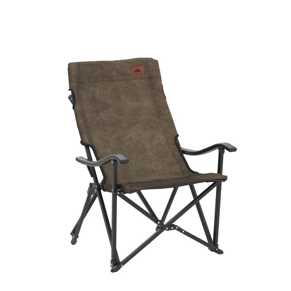 Camping Moon chair back pocket storage for small gear within reach.