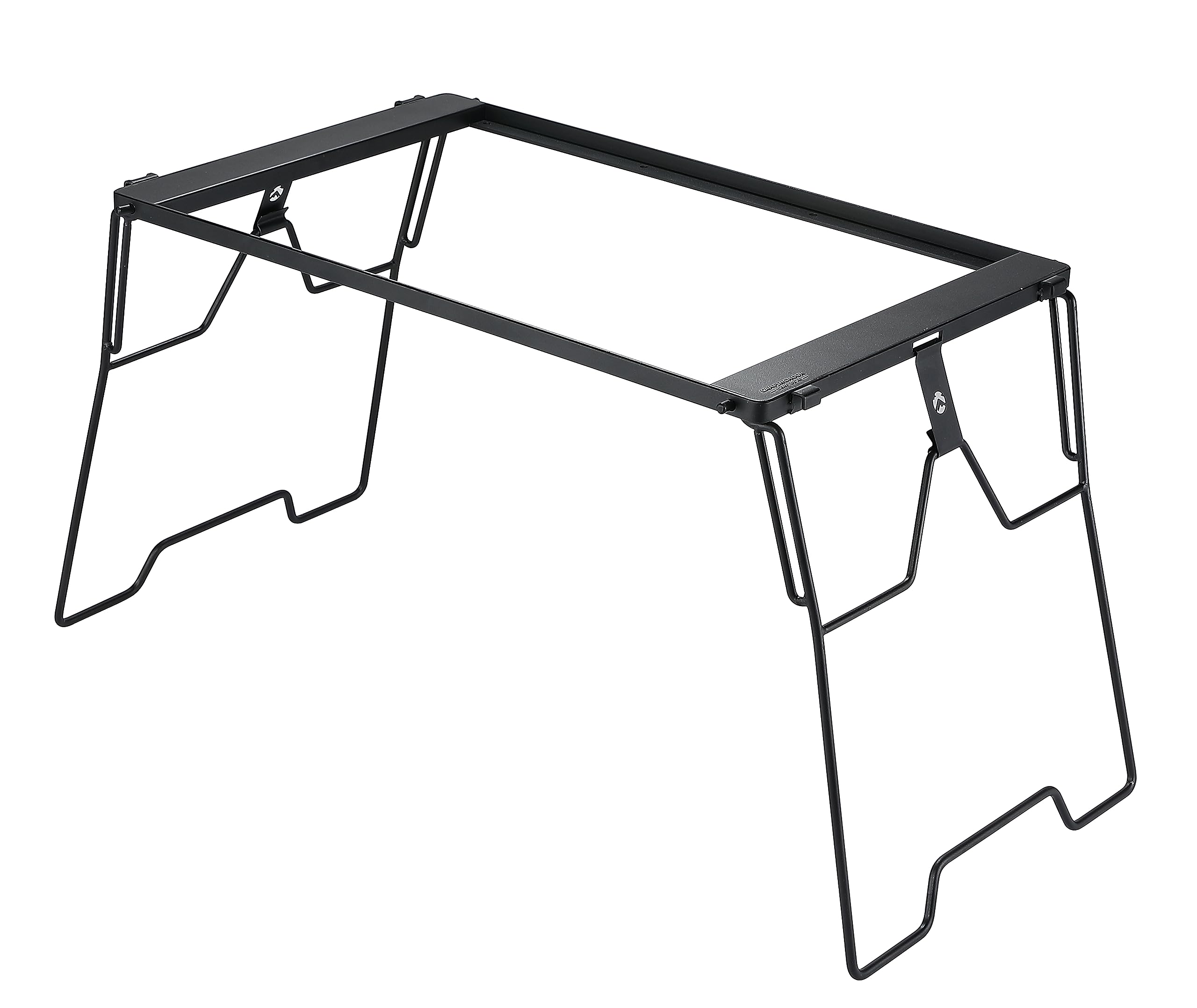 Camping Moon CK-3650-T38 bridge-top attached to a shelf for flexible cooking space