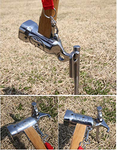 Camping Moon Premium Peg Hammer dimensions and weight for portability.