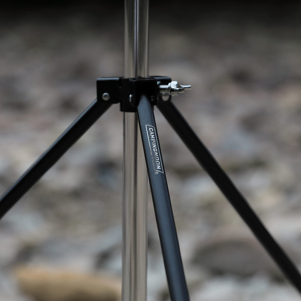 Camping Moon self standing design enables quick, tool free setup in any terrain.