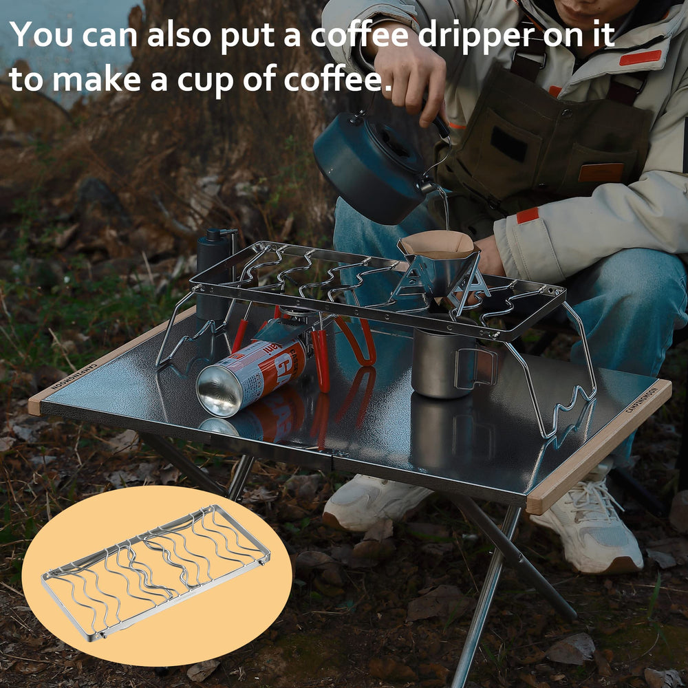 Camping Moon storage bag attached image shows effortless carry and organization