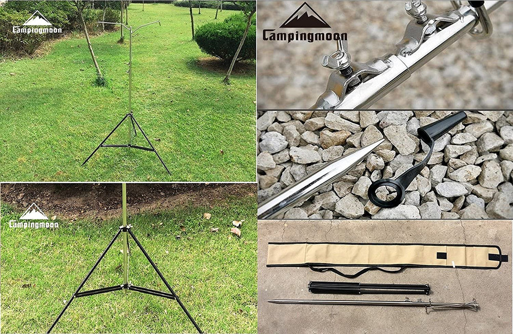 Camping Moon compact storage bag keeps the stand organized between trips.