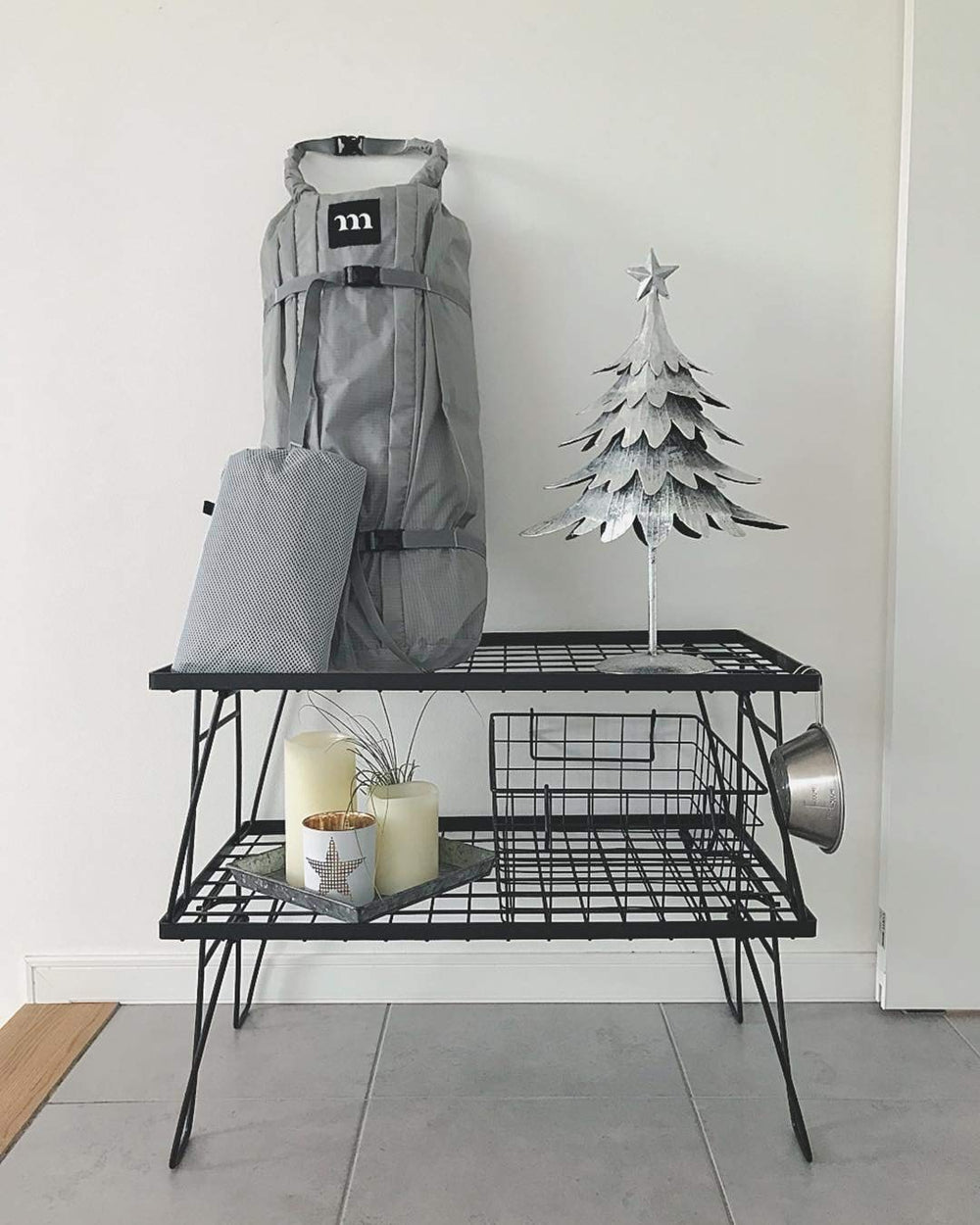 Camping Moon t230-2t portable design, folds flat for easier storage.