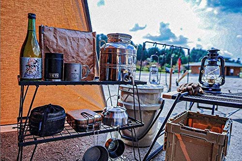 Camping Moon t230-2t steel frame detail highlights durable construction.