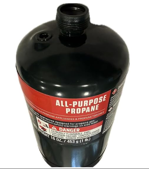 CGA 600-compatible propane cylinders fit most portable grills and lanterns.