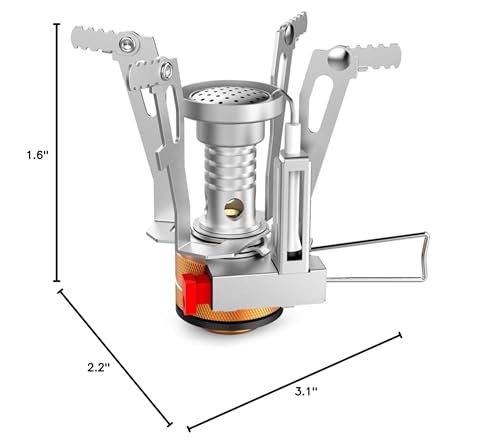 Camping Stove Travel Stove ultralight 120 g ideal for hiking.