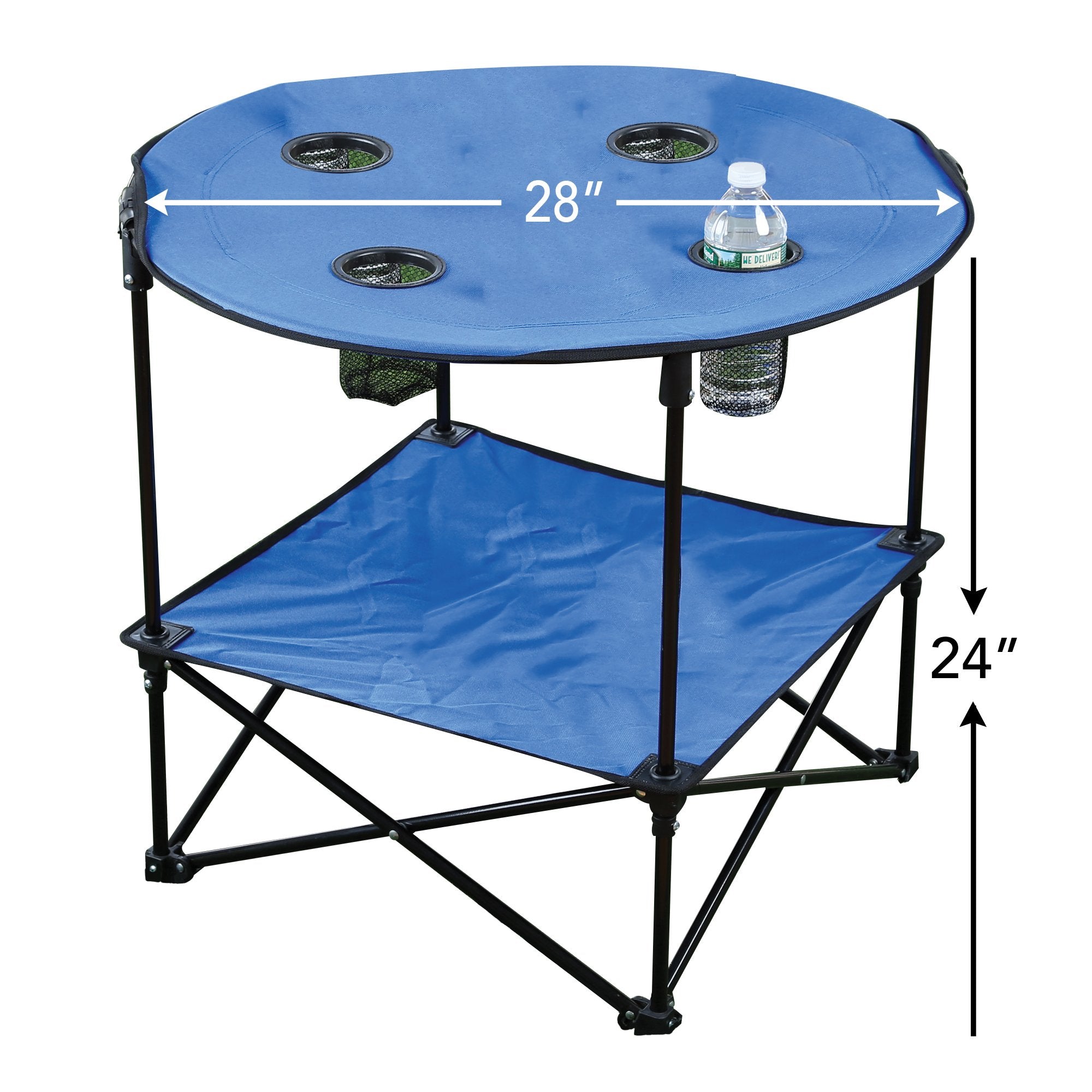 Eunicole Camping Table on the beach setup for snacks and games