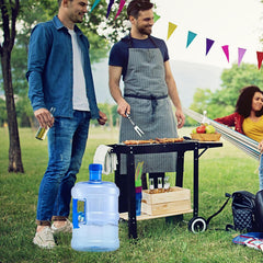 Camping Water Container 7.5L with durable design resists deformation on rugged trips.