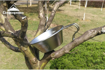 CampingMoon Sierra Cup 310ml camping kit ready for outdoors adventures.