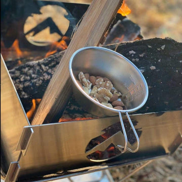 CampingMoon Sierra Cup 310ml front view demonstrating sturdy stainless performance.