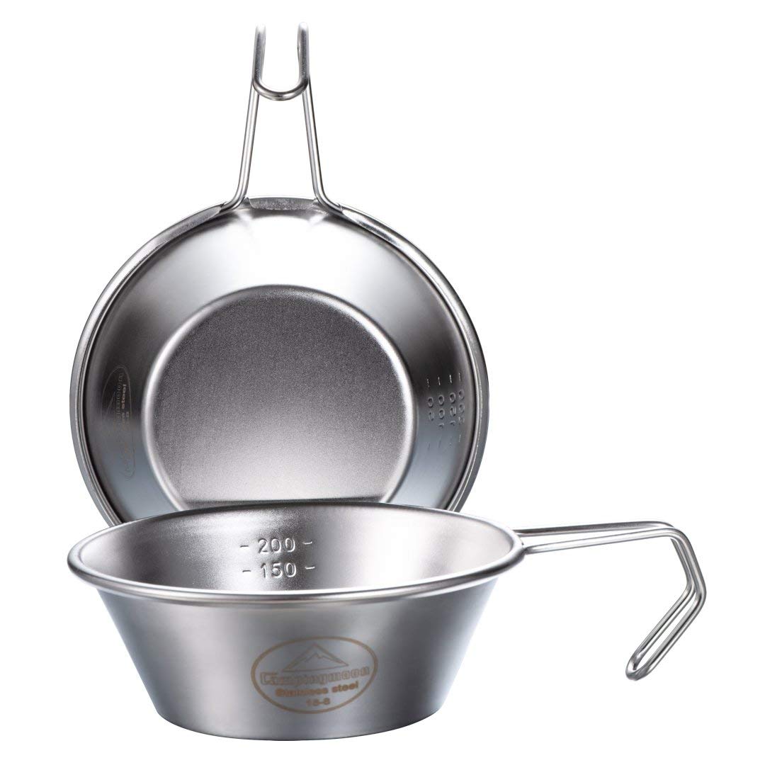 CampingMoon Sierra Cup 310ml side view, lightweight backpacking meals.