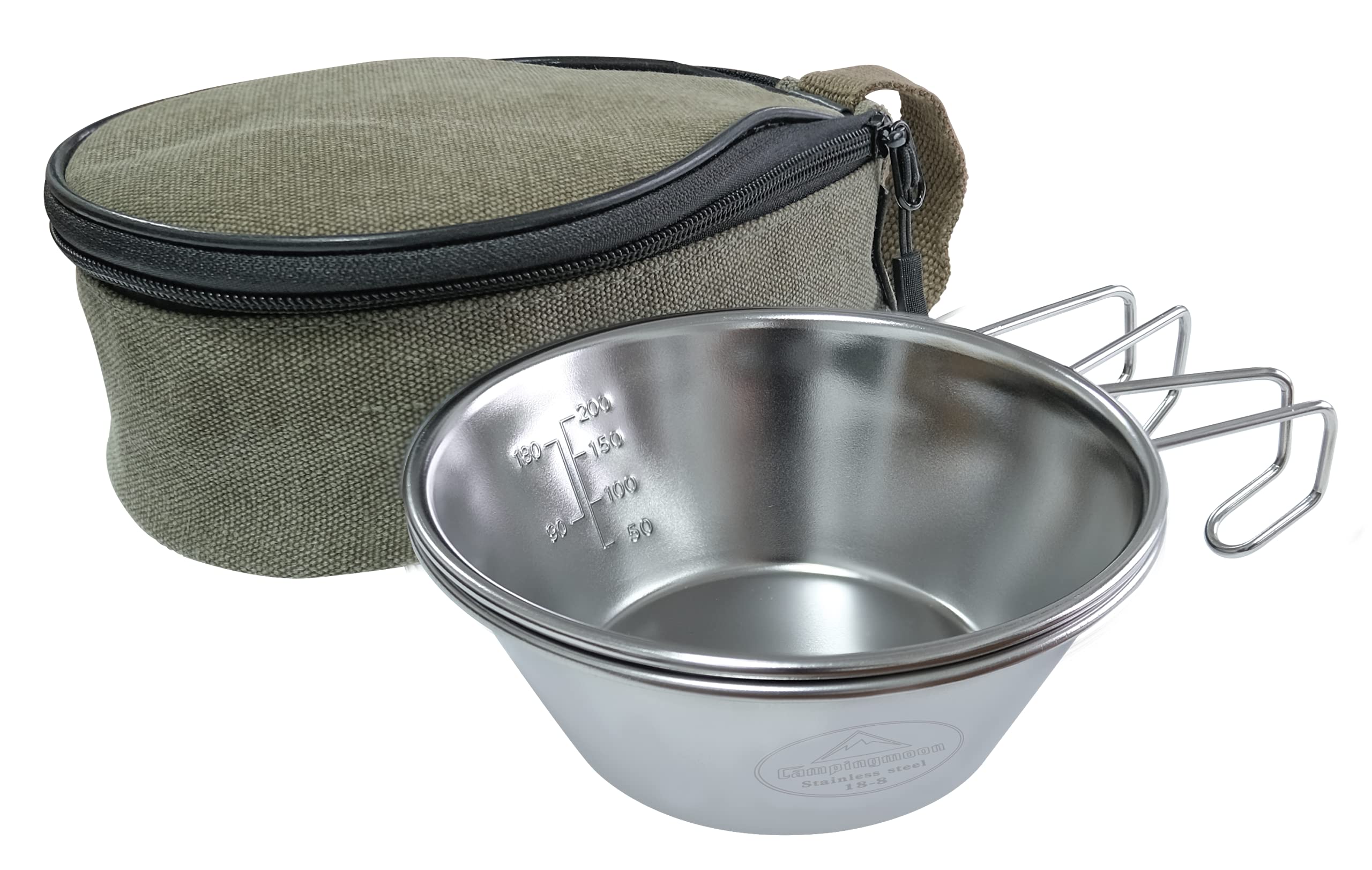 Camping Moon durable cotton-nylon construction for outdoor use.