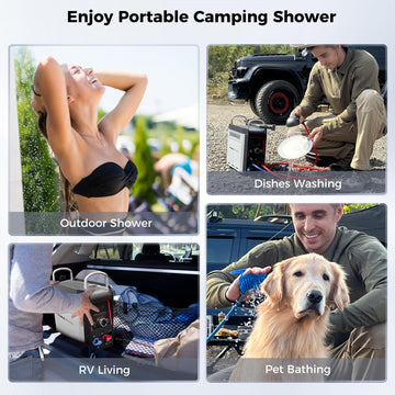 CAMPLUX Nano 3 Max quick-connect assembly enables effortless setup at camp.