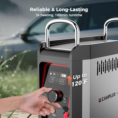 CAMPLUX Nano 3 Pro charging options for versatile outdoor power.