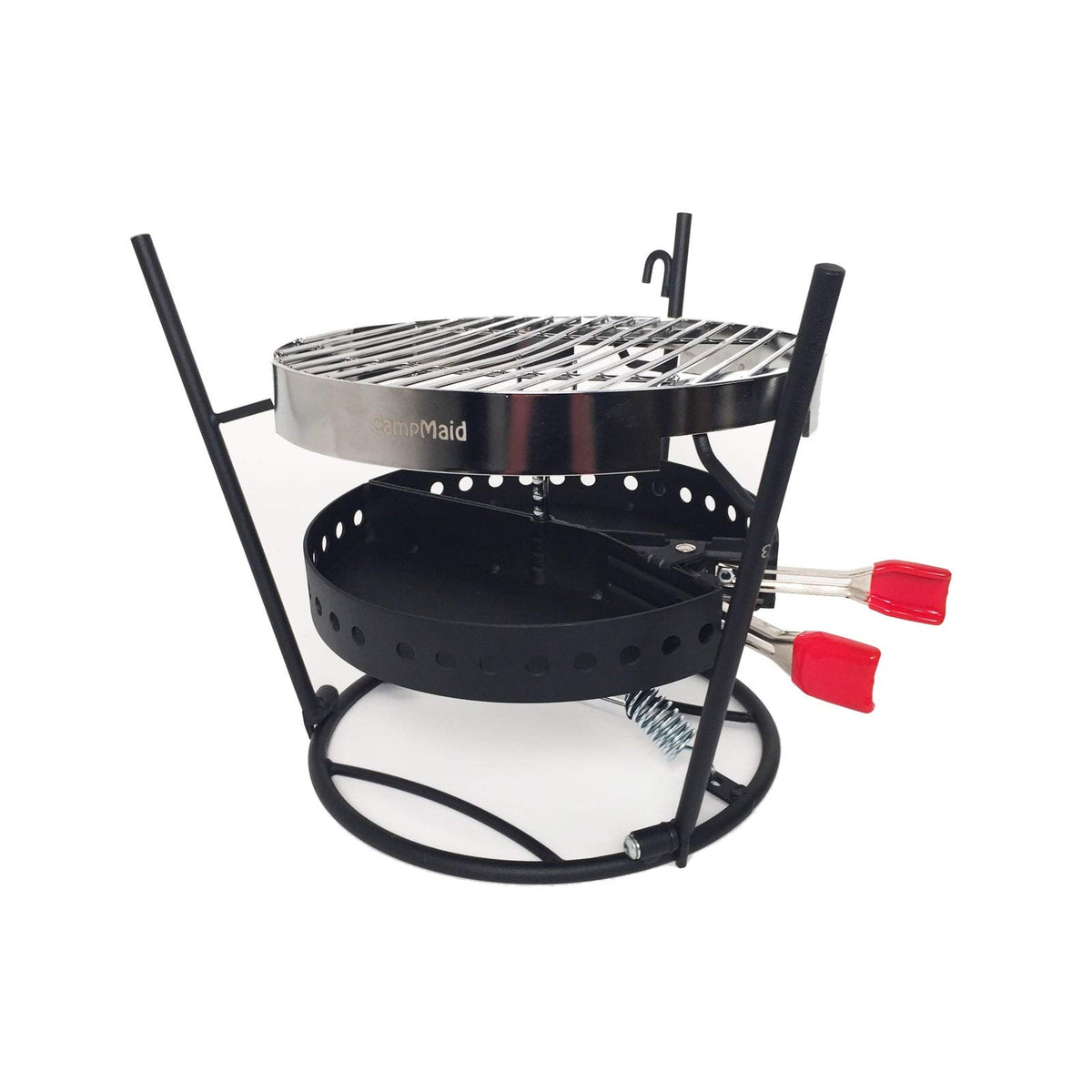 CampMaid Dutch Oven Lid Lifter eases outdoor cooking cleanup and lid handling.