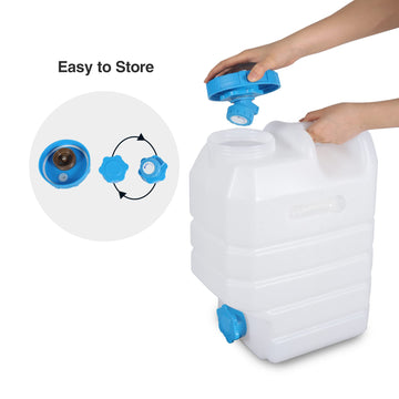 CAMPMAX easy-clean two-holes feature enabling thorough cleaning after trips