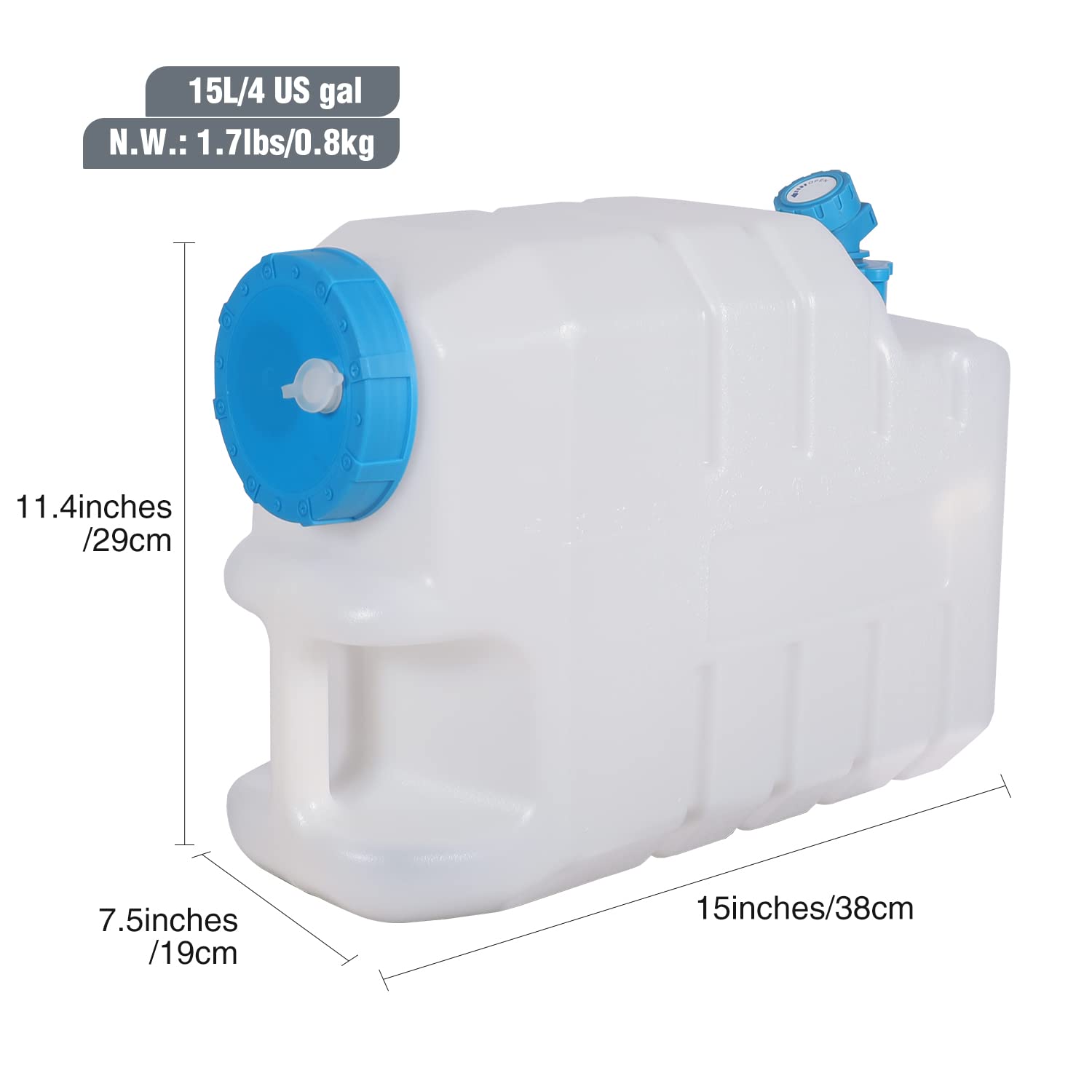 CAMPMAX portable water tank with sturdy design ideal for travel and outdoor adventures