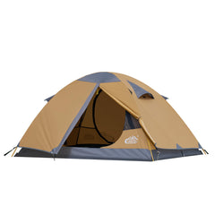 Camppal 2Person Tent freestanding setup enables flexible campsite placement and quick repositioning.