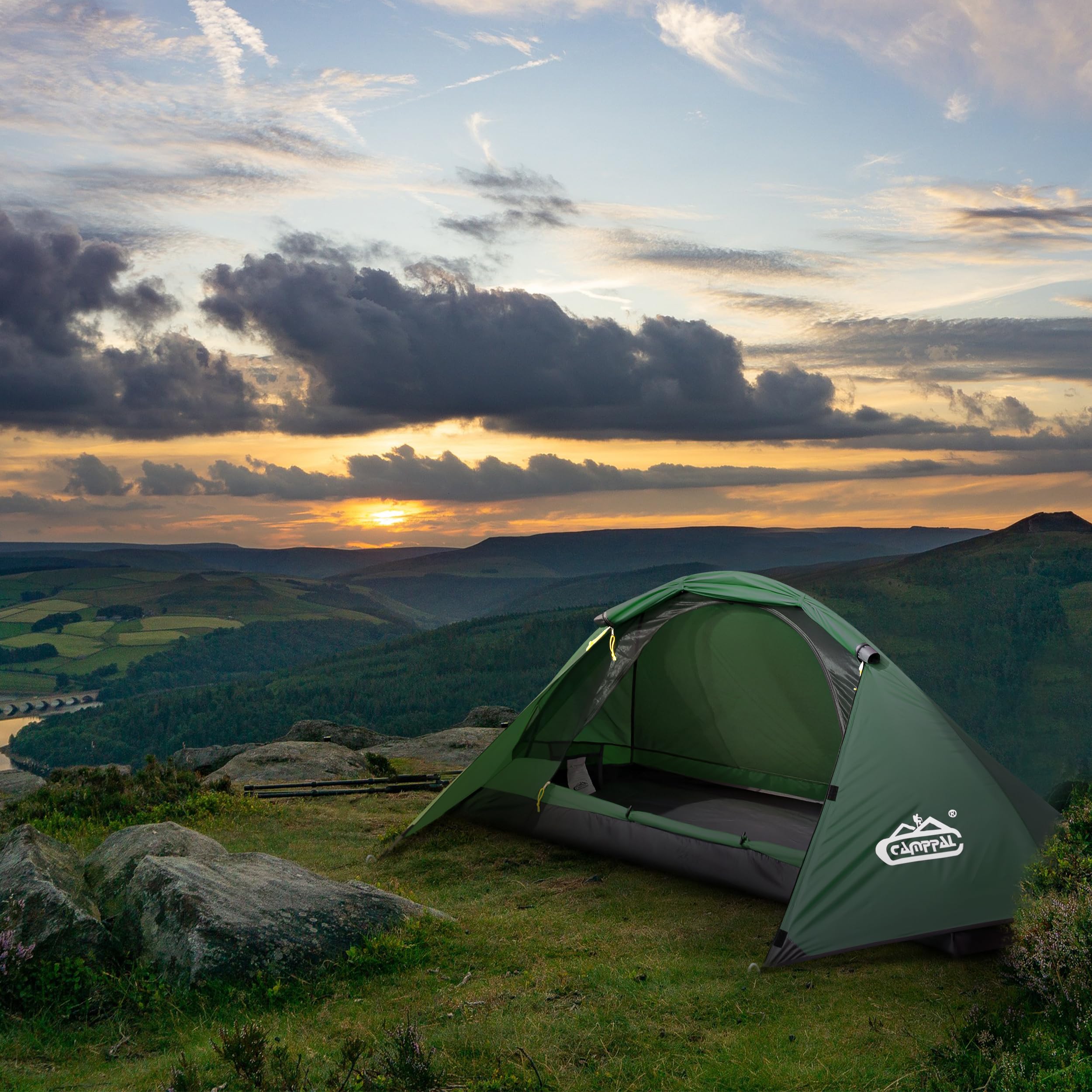 Camppal four-season protection image conveys windproof and rainproof design
