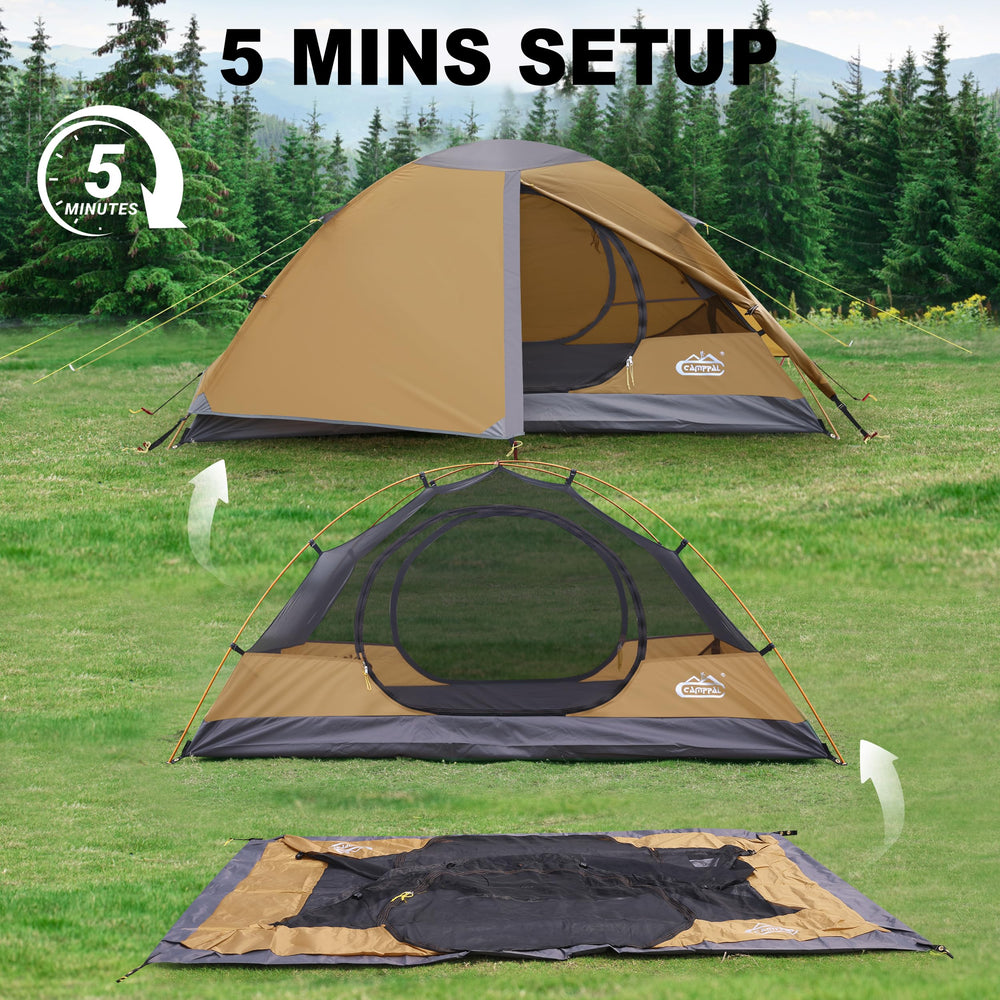 Camppal mosquito-mesh-inner keeps bugs out for restful sleep.