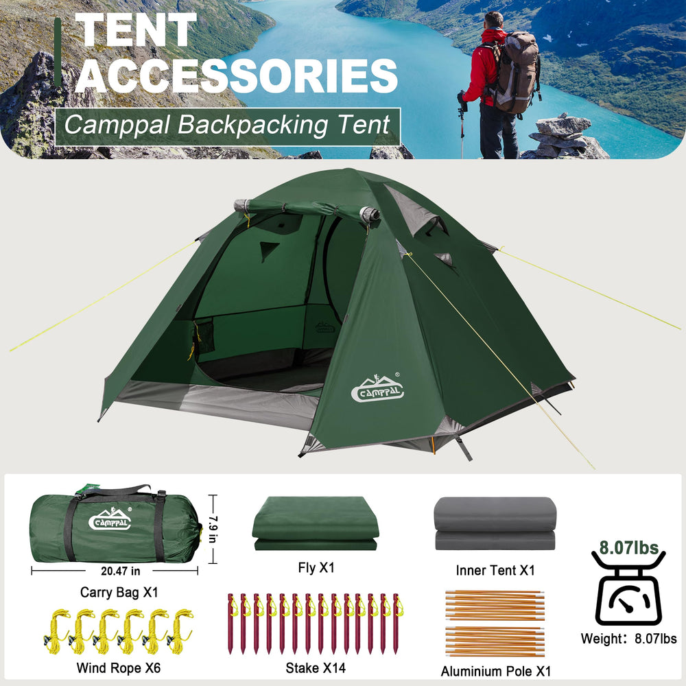 Camppal tent ideal for mountaineering and motorcycle trips