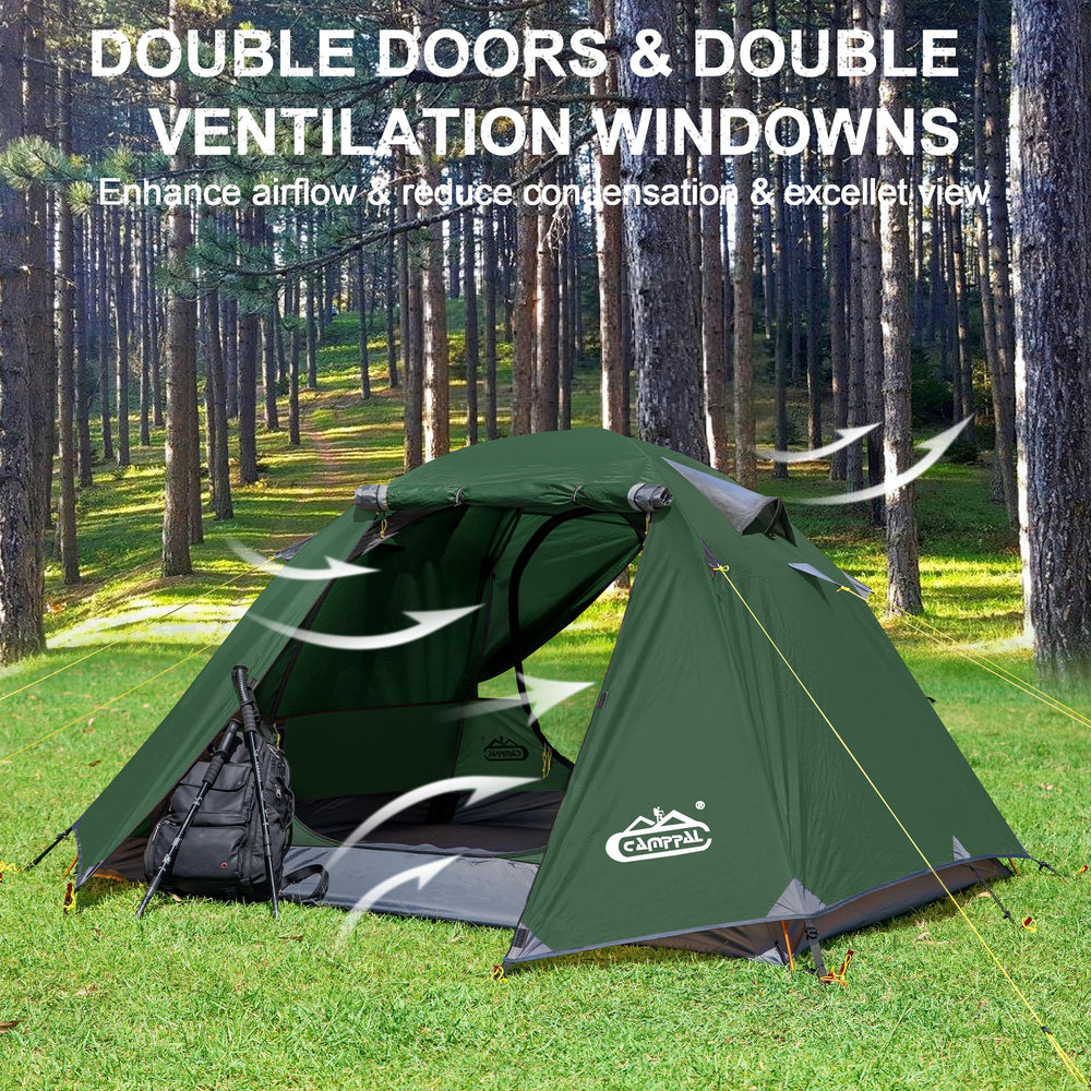 Camppal tent vestibule storage area keeping gear dry and organized