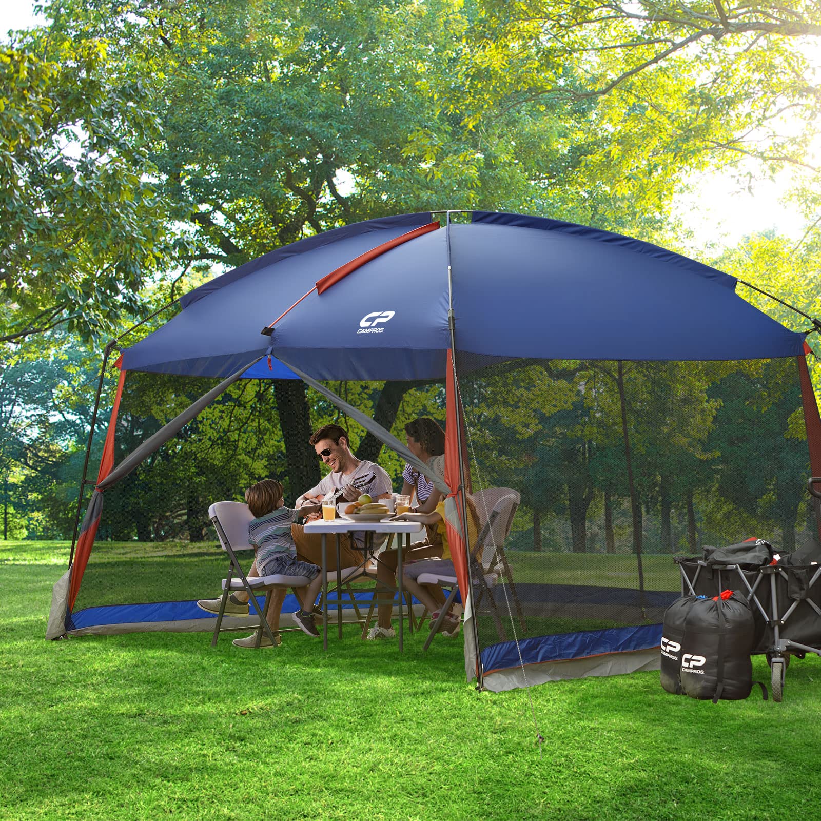 CAMPROS CP screen shelter includes 1-year quality assurance for peace of mind.